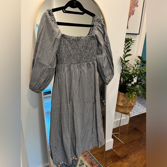 Whimsy & Row Sidney Dress in Black Gingham - Picture 3 of 3